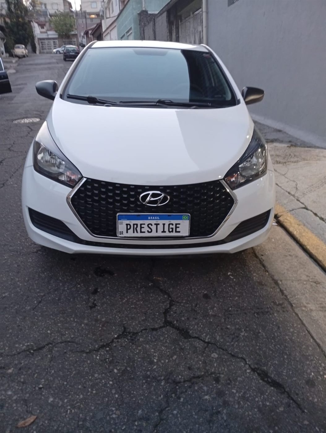 Hyundai HB20 após funilaria e pintura