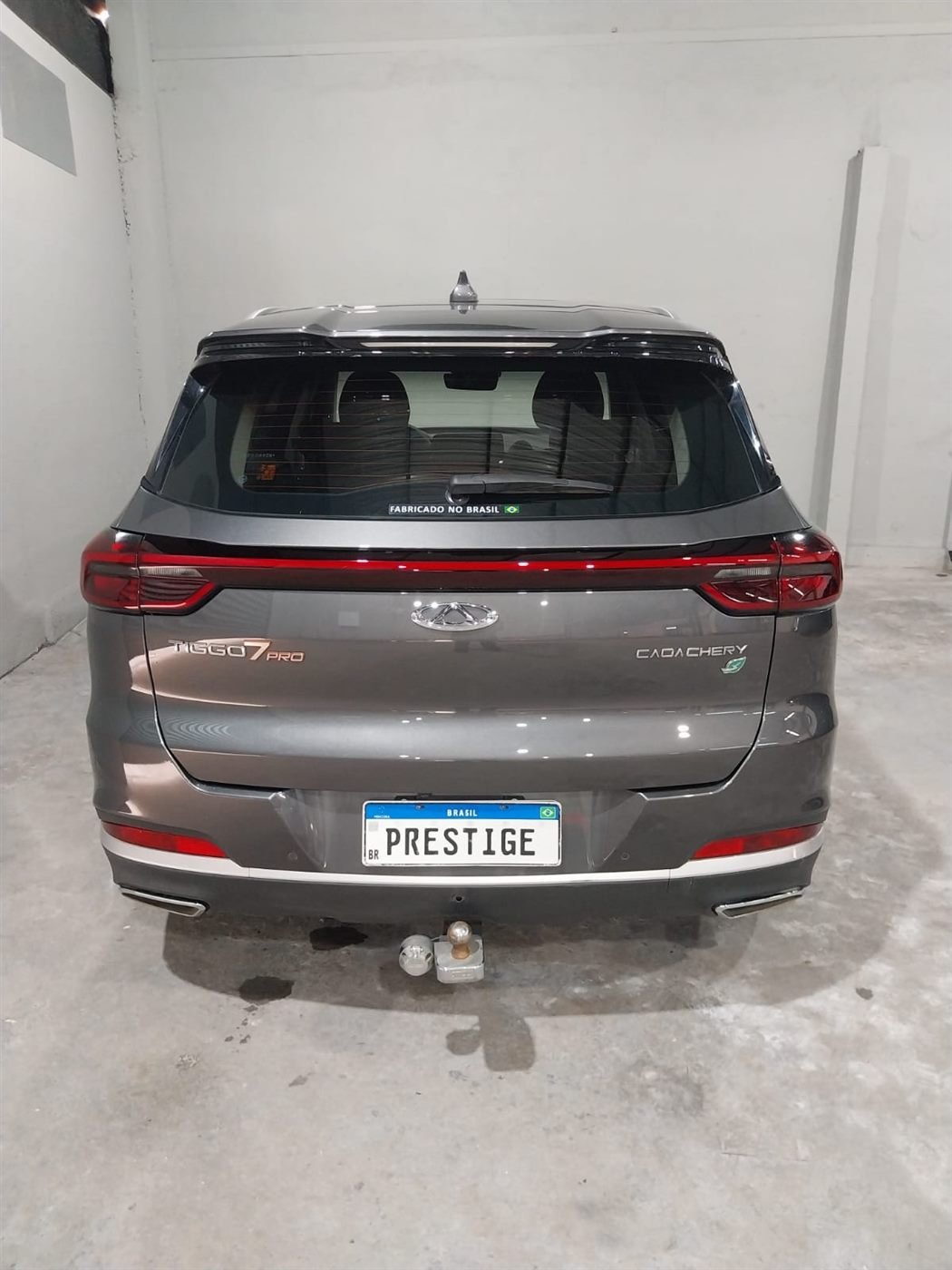 Chery Tiggo 7 Pro após funilaria e pintura